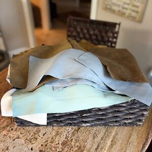 Italian Leather/Suede Pieces